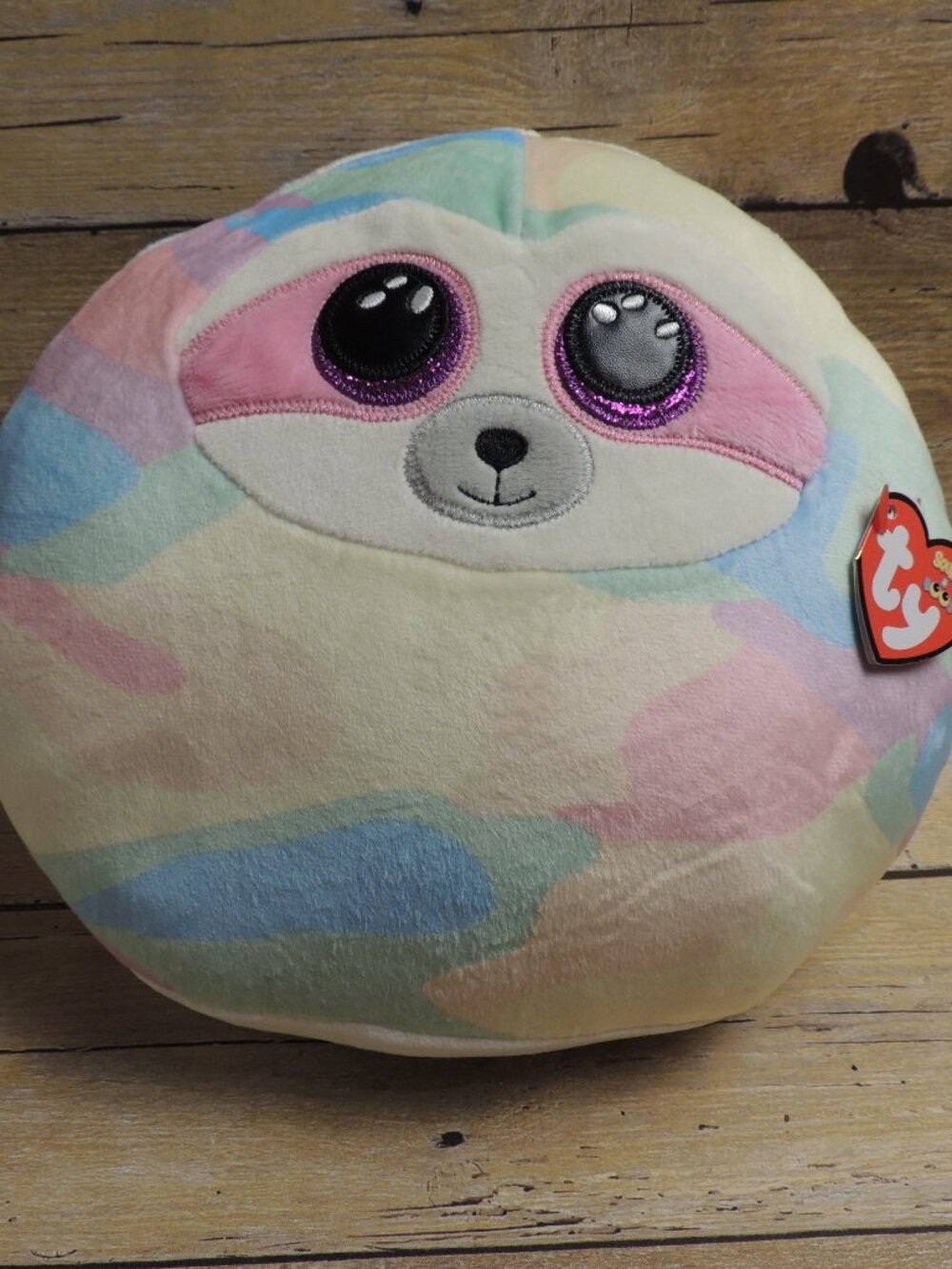 TY Squish a Boos Cooper the Sloth NWT